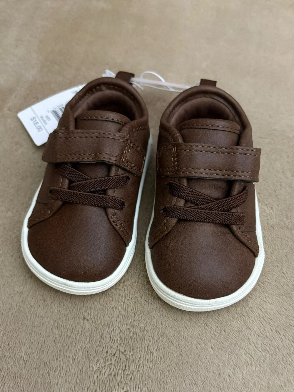 Carter's Just One Toddler Brown Sneakers Size 3